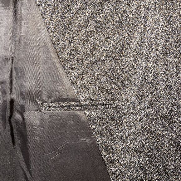 Vito Rufolo Mens Tweed Blazer Suit Jacket 44L Wool Vintage Italy Brown 3-button - Picture 8 of 10